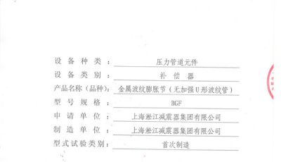 特种设备形式试验报告：波纹管BGF缩略图