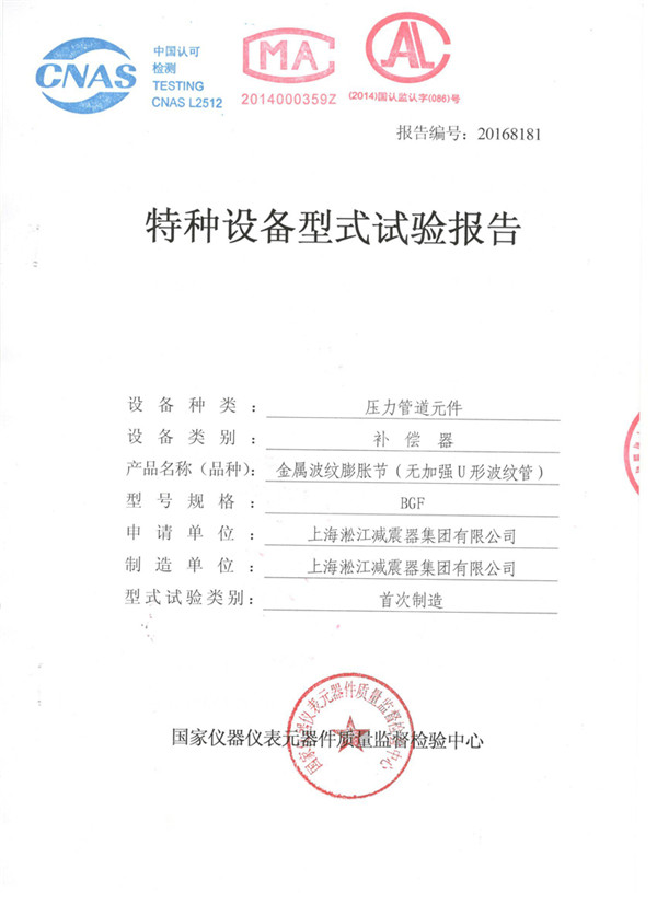 特种设备形式试验报告：波纹管BGF插图