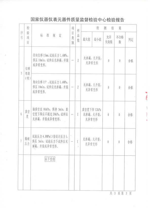 特种设备形式试验报告: 橡胶接头KDTF插图10