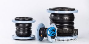 水泥厂配套淞江可曲挠双球体橡胶接头，橡胶软接头缩略图