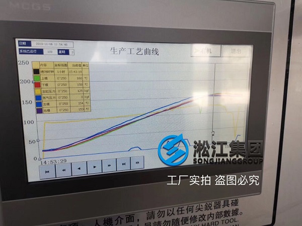 淞江集团橡胶接头南通工厂新上了一批全自动硫化机插图1